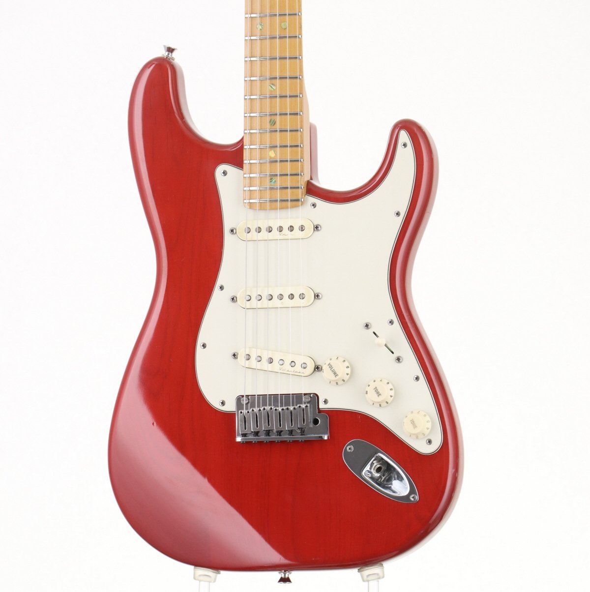 [SN DN813560] USED Fender USA / American Deluxe Stratocaster Crimson Trans/M [1998/3.90kg] Fender Electric Guitar [08]