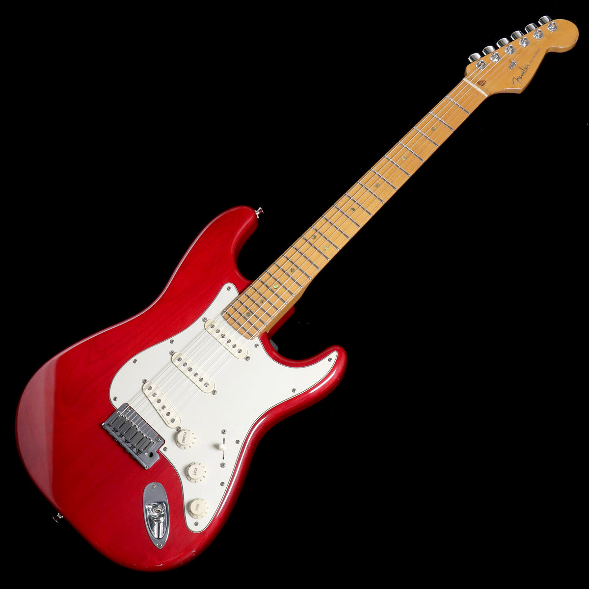 [SN DN813560] USED Fender USA / American Deluxe Stratocaster Crimson Trans/M [1998/3.90kg] Fender Electric Guitar [08]