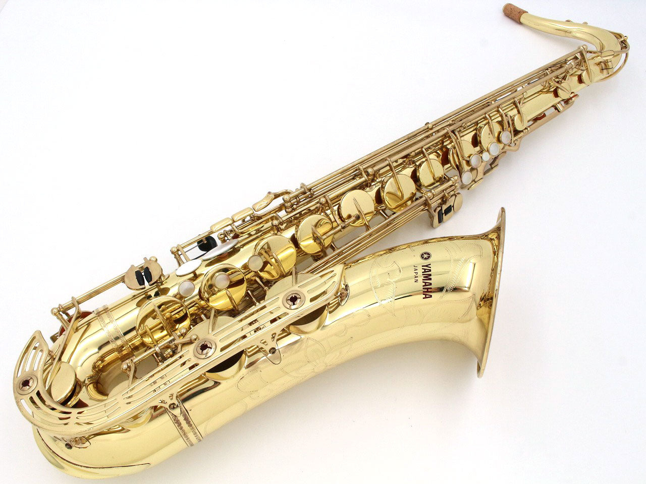 [SN 20025] USED YAMAHA / Tenor sax YTS-61, all tampos replaced [09]