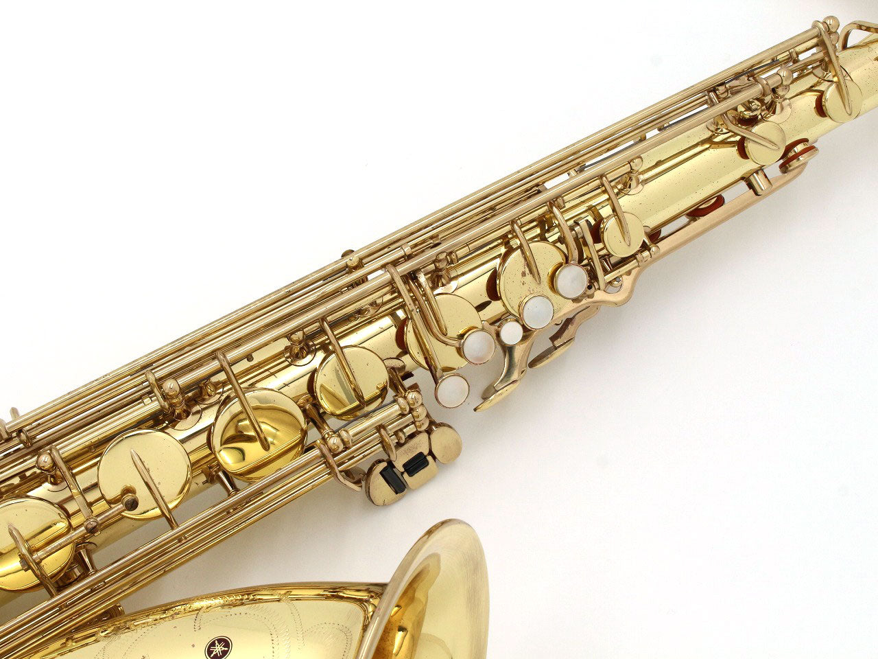 [SN 20025] USED YAMAHA / Tenor sax YTS-61, all tampos replaced [09]