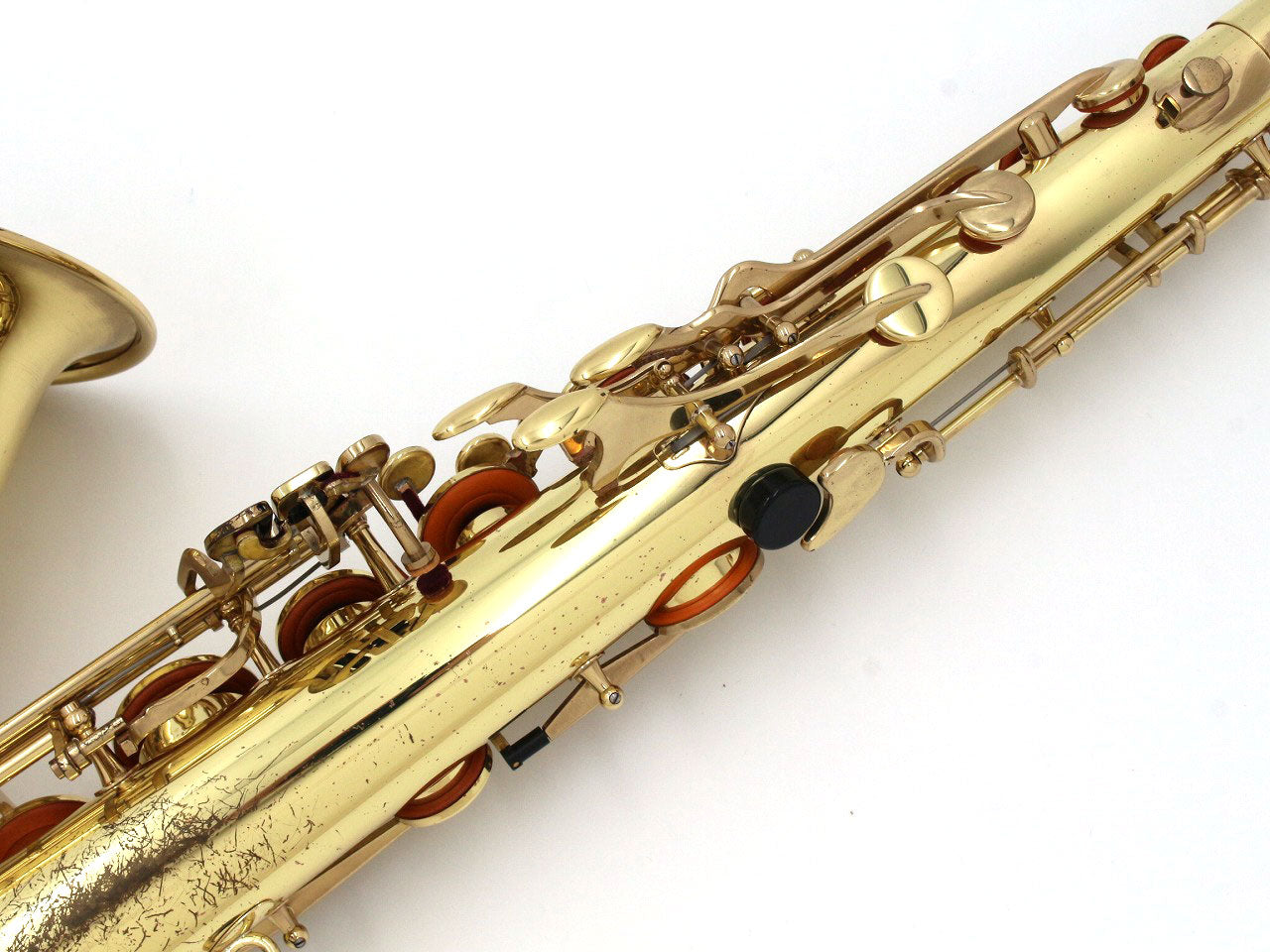 [SN 20025] USED YAMAHA / Tenor sax YTS-61, all tampos replaced [09]