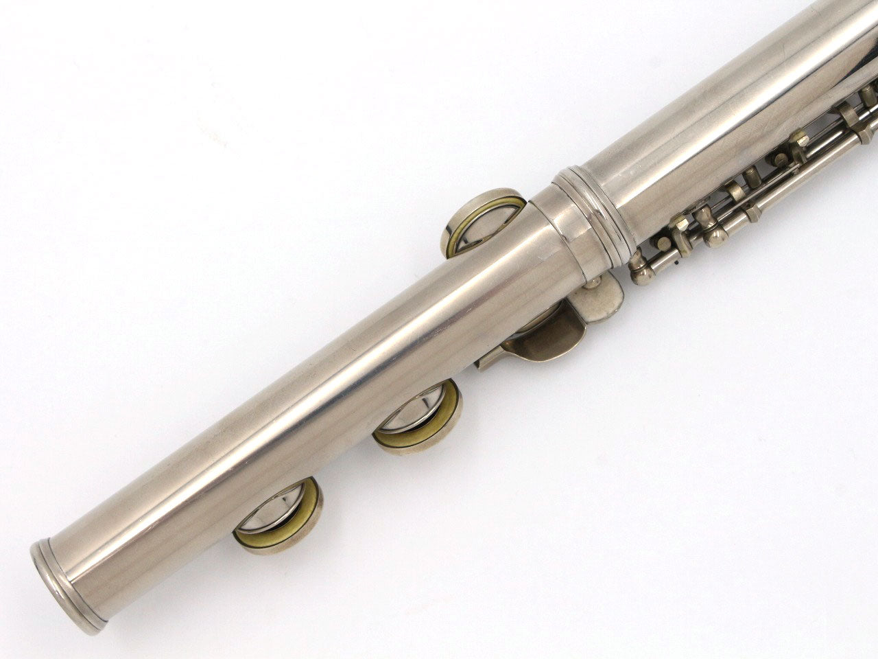 [SN Y107] USED MURAMATSU / Flute M-85 Lip Plate Silver [09]