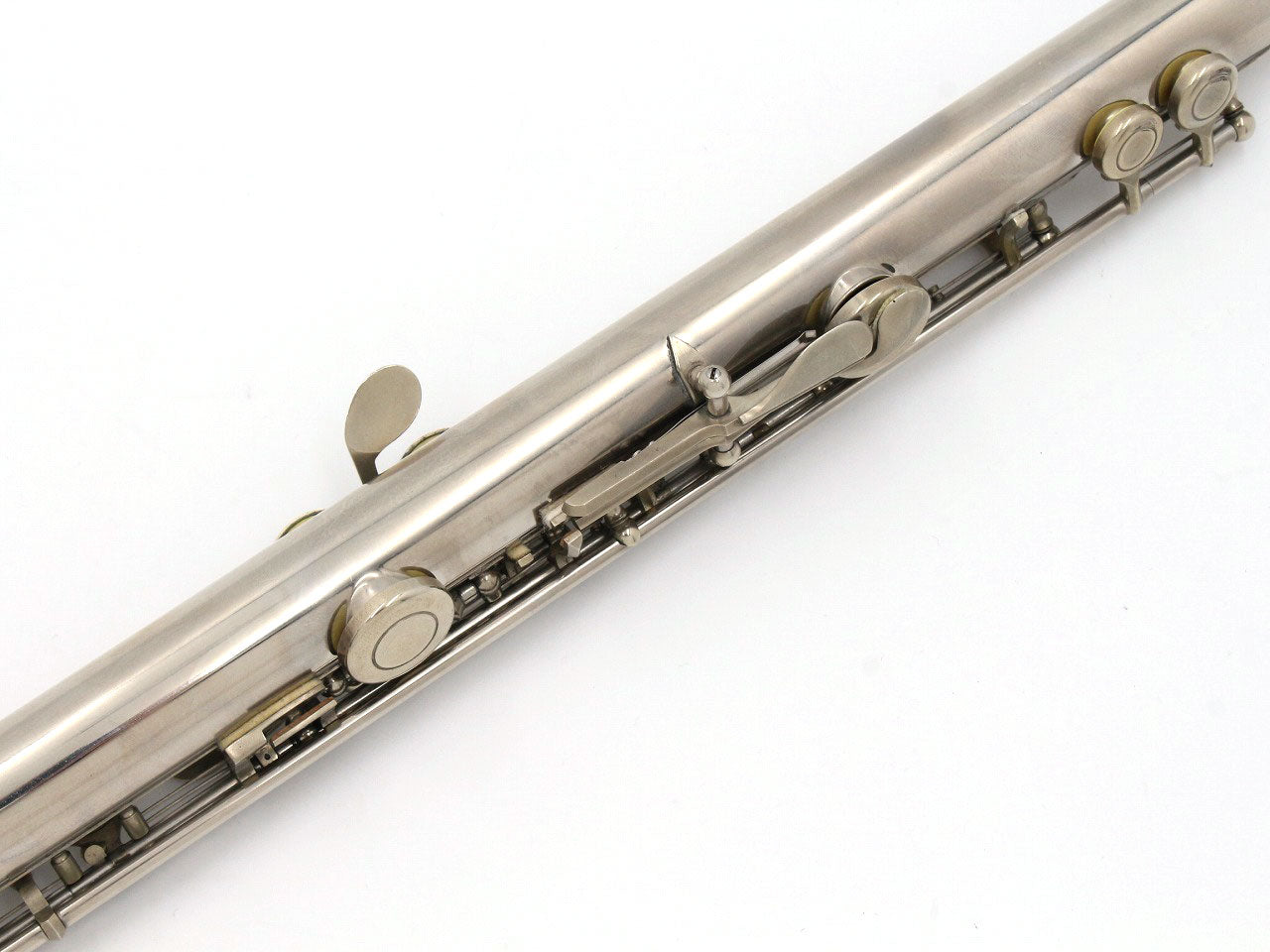 [SN Y107] USED MURAMATSU / Flute M-85 Lip Plate Silver [09]