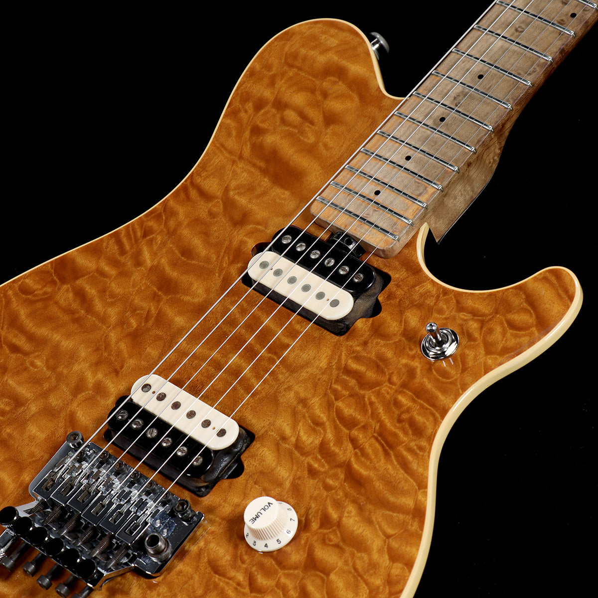 [SN 84989] USED MUSIC MAN / Axis EX Crafted by Hi-End Guitars Trans Gold 1-Piece Top [05]