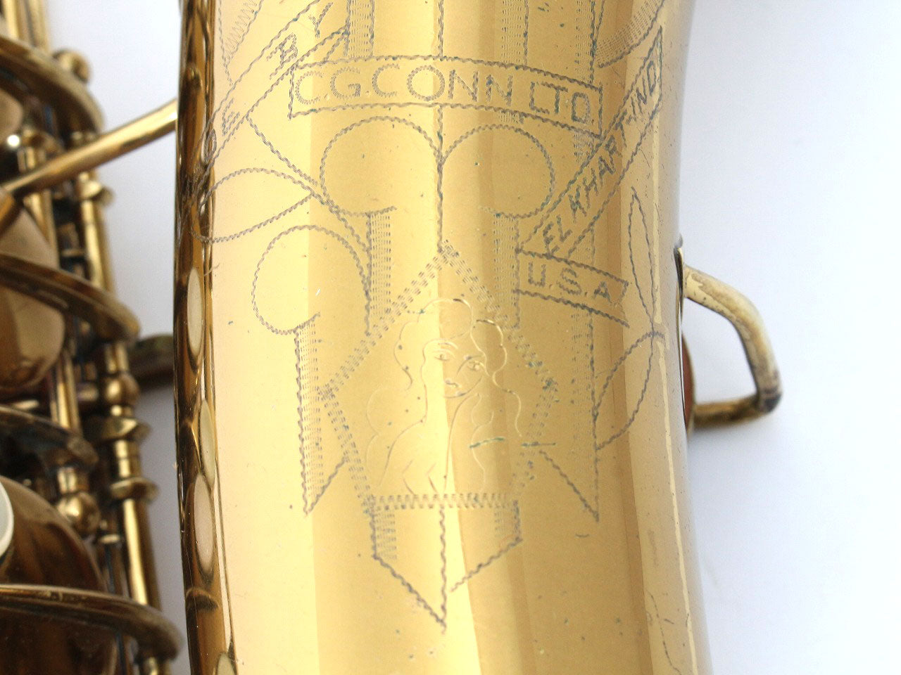 [SN M262860A] USED C.G.CONN / Alto saxophone 6M Naked Lady NY STYLE NECK Lacquer finish [11]