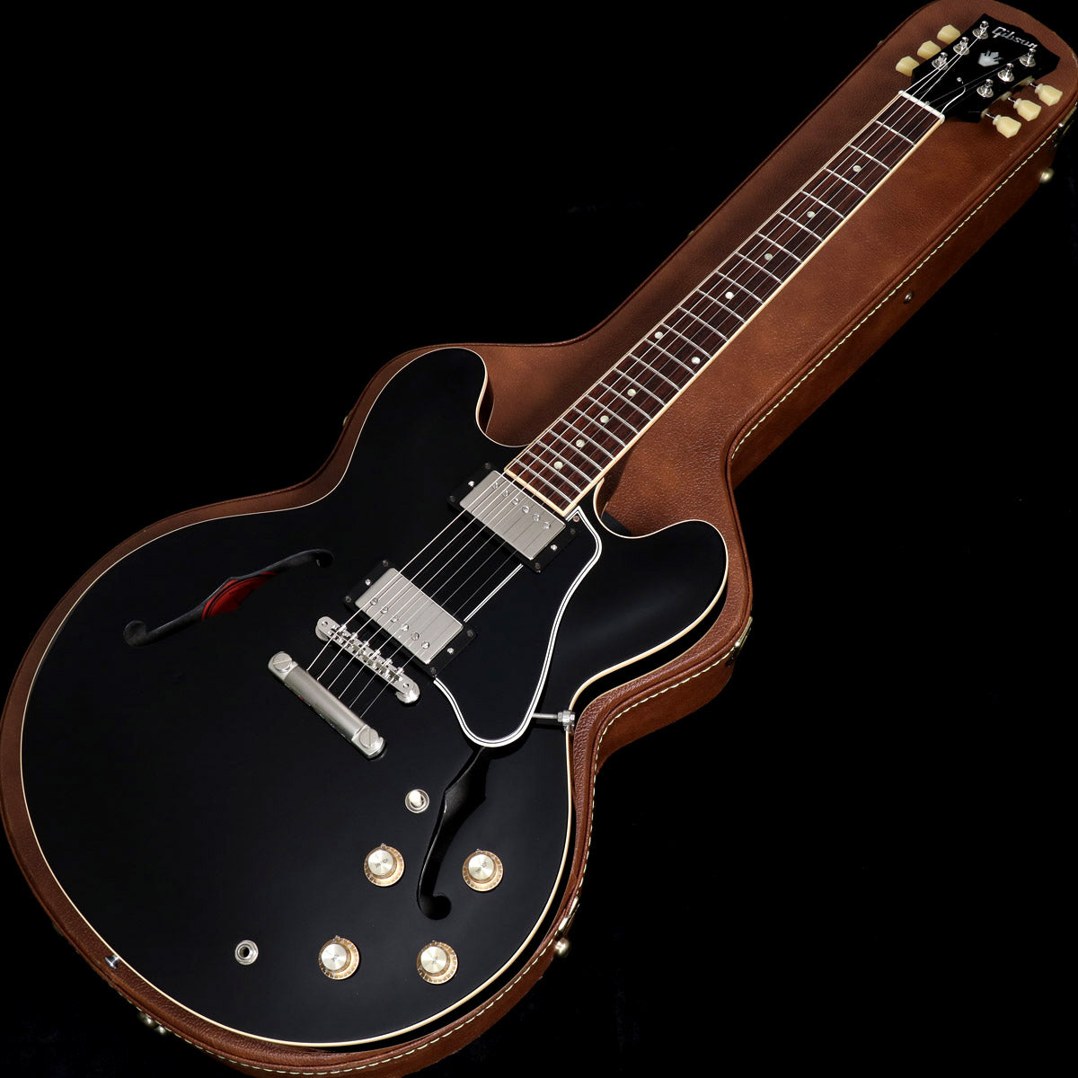 [SN 10064704] USED Gibson Memphis / ES-335 Dot Reissue Ebony [2014/3.58kg] Gibson Semi-Aco Electric Guitar [08]