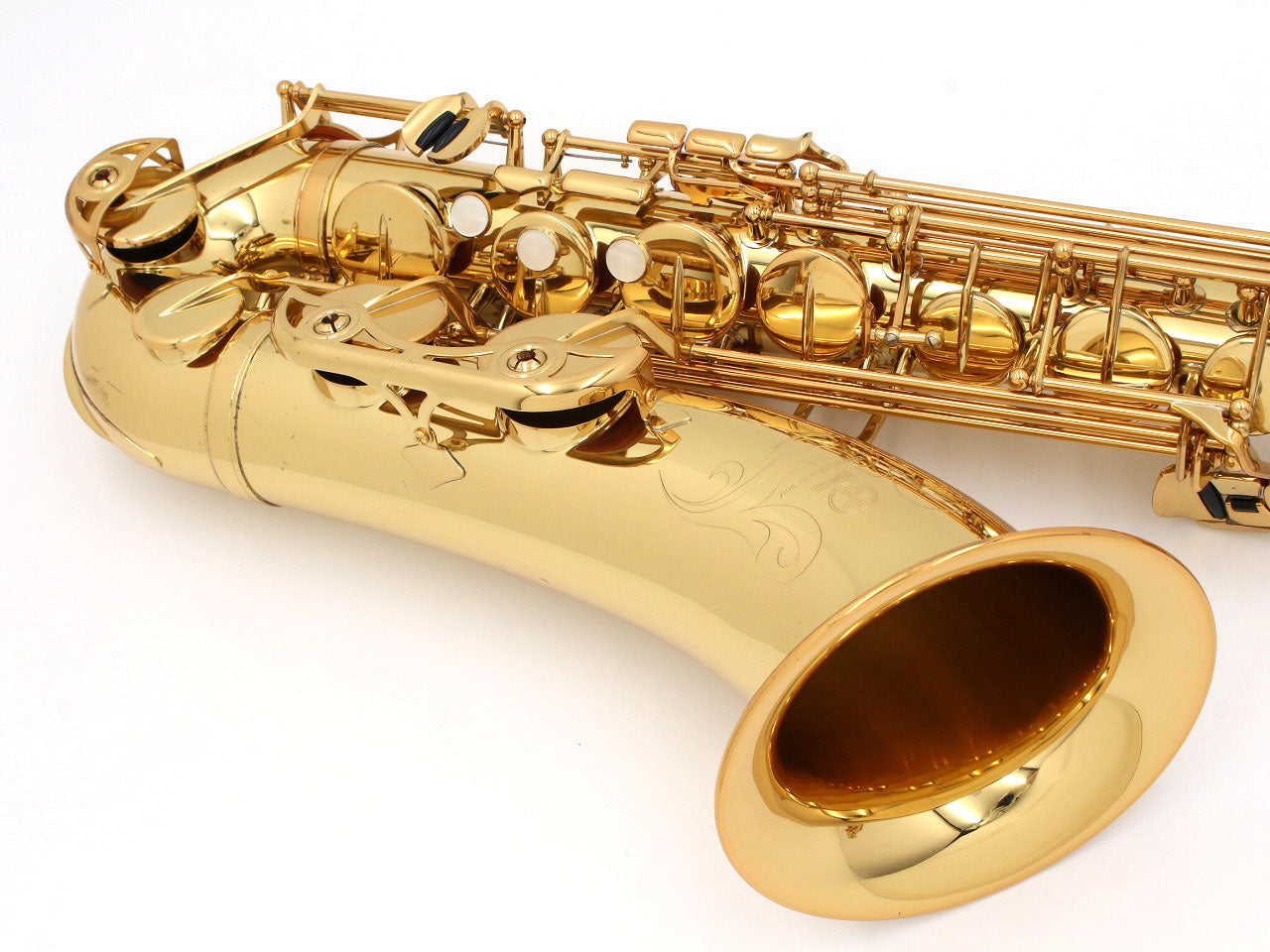 [SN C03954] USED YAMAHA / Tenor sax YTS-475, all tampos replaced [20]