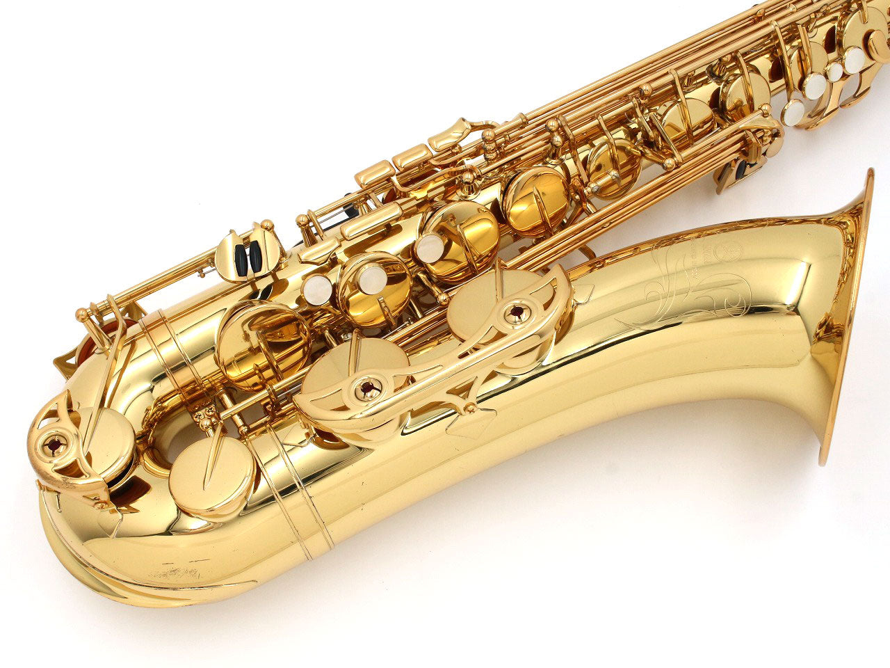 [SN C03954] USED YAMAHA / Tenor sax YTS-475, all tampos replaced [20]