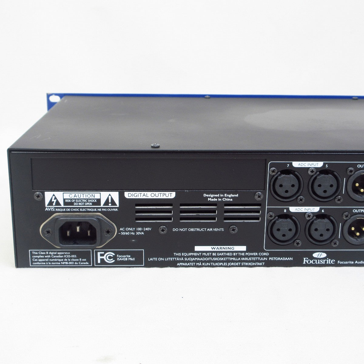 USED Focusrite / ISA 428 MkII "4-channel mic pre with Heritage sound" [09]