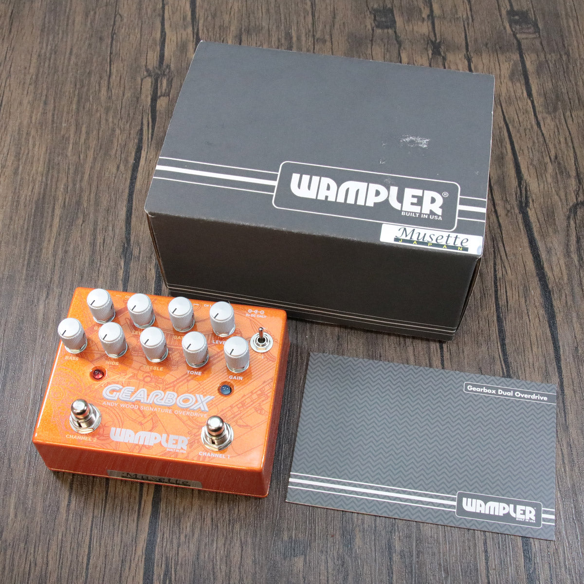 [SN 1472104659] USED Wampler Pedals / GearBox Andy Wood Signature Overdrive [10]