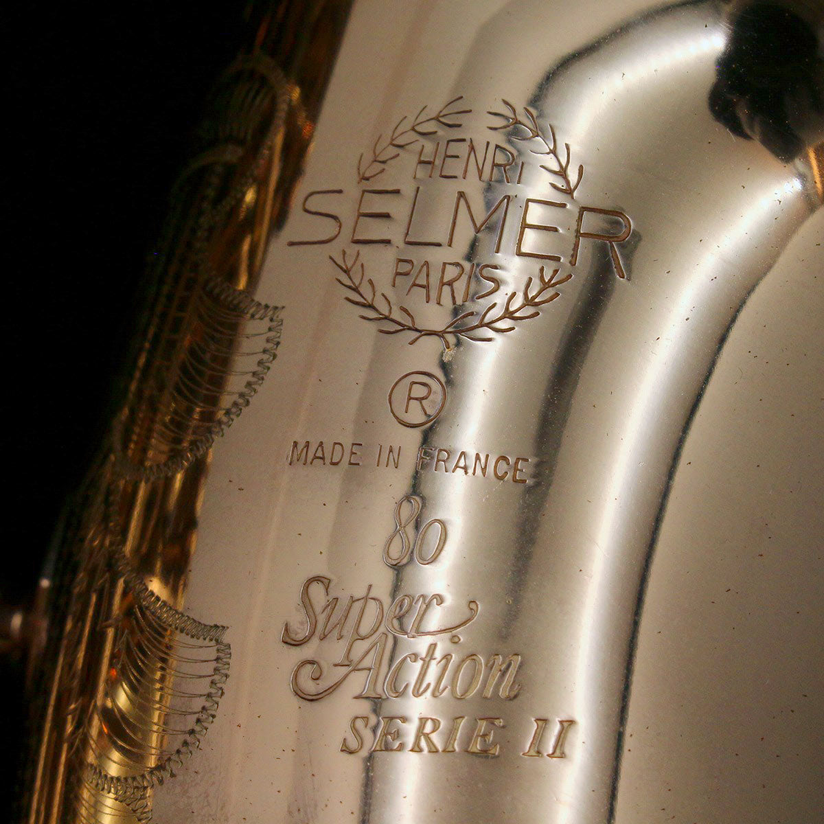 [SN 477532] USED SELMER Selmer / Alto SA80II W/E GL SN.47xxxxxx SERIE2 Alto Saxophone, all tampos replaced [03]