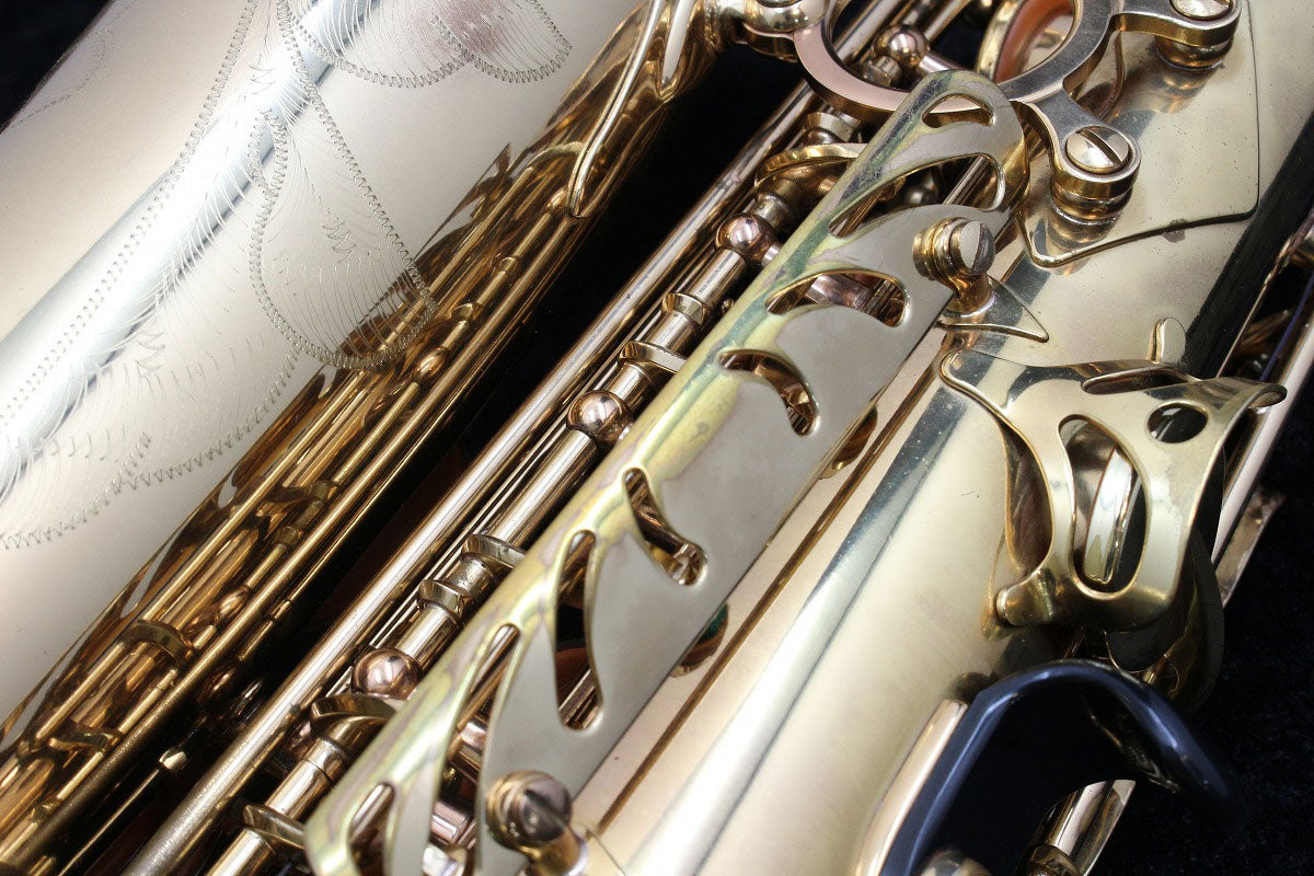 [SN 477532] USED SELMER Selmer / Alto SA80II W/E GL SN.47xxxxxx SERIE2 Alto Saxophone, all tampos replaced [03]