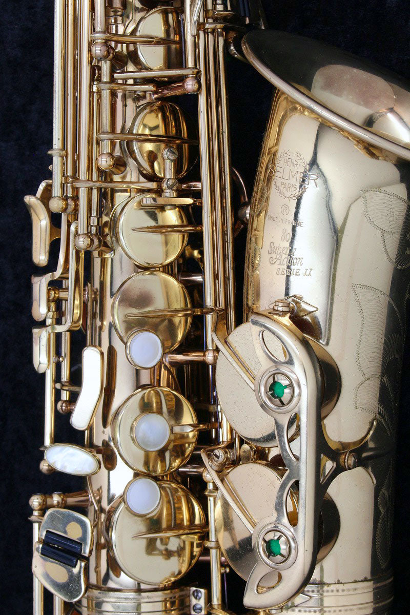 [SN 477532] USED SELMER Selmer / Alto SA80II W/E GL SN.47xxxxxx SERIE2 Alto Saxophone, all tampos replaced [03]