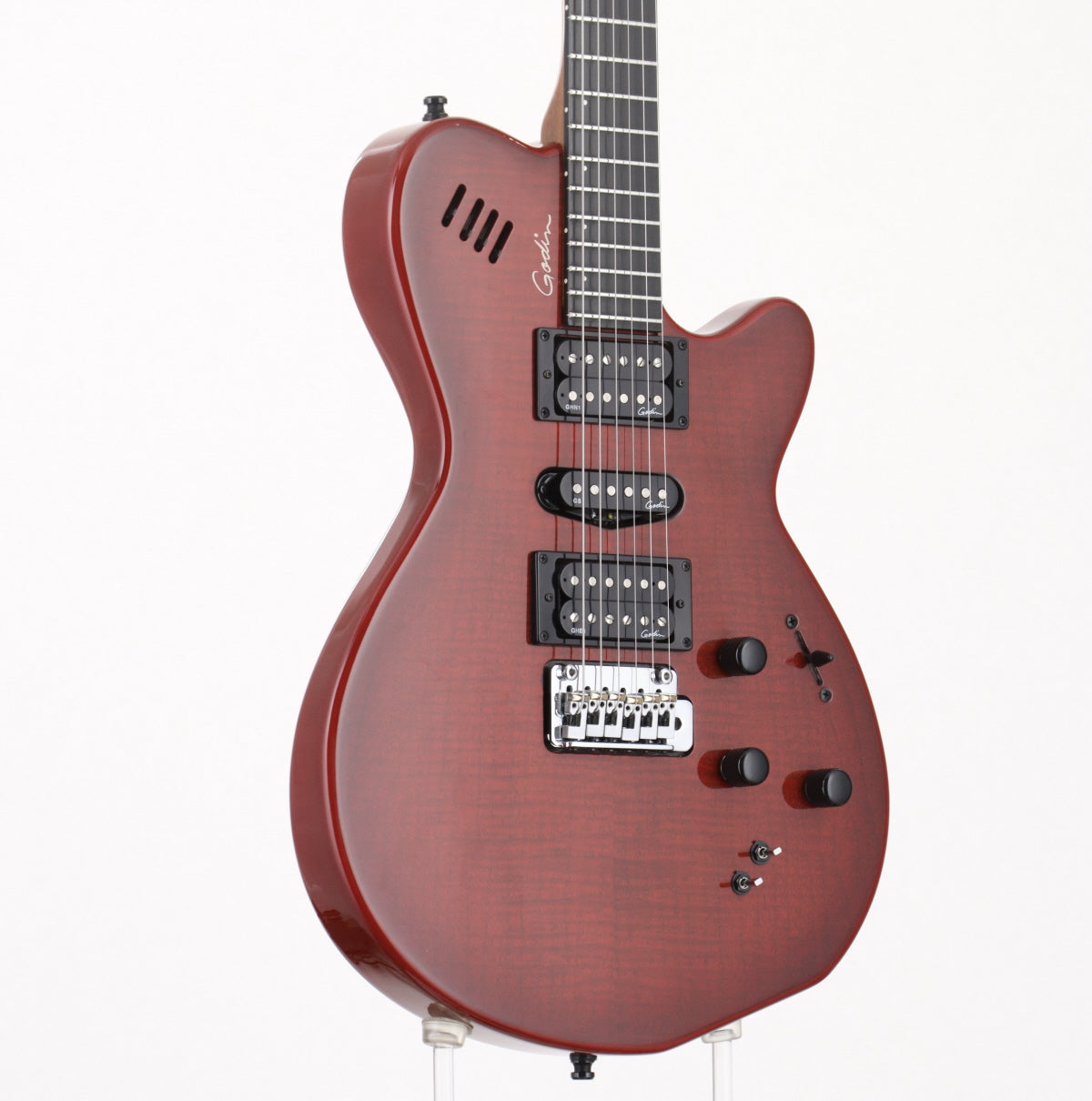 [SN 19322170] USED Godin / XTSA Leaf Top Dark Trans Red [06]