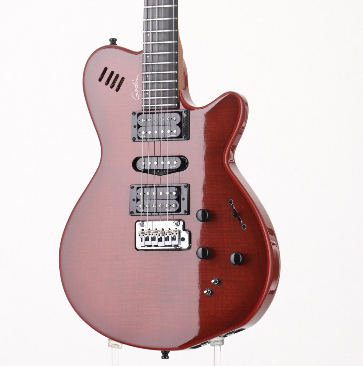 [SN 19322170] USED Godin / XTSA Leaf Top Dark Trans Red [03]