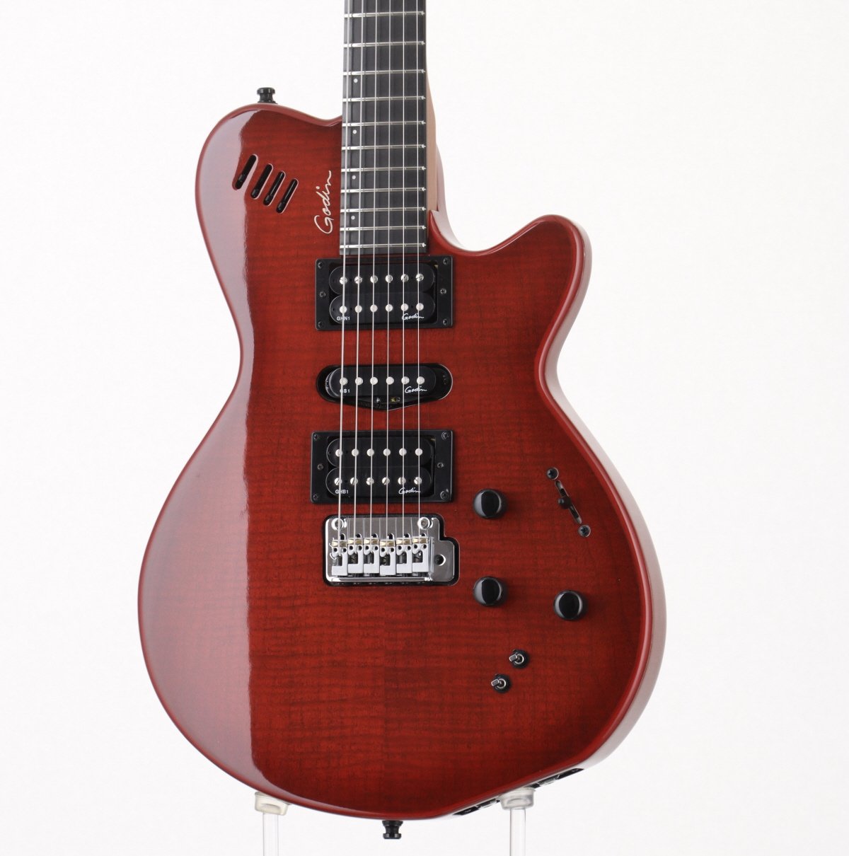 [SN 19322170] USED Godin / XTSA Leaf Top Dark Trans Red [03]