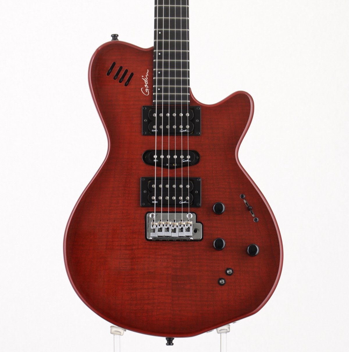 [SN 19322170] USED Godin / XTSA Leaf Top Dark Trans Red [03]