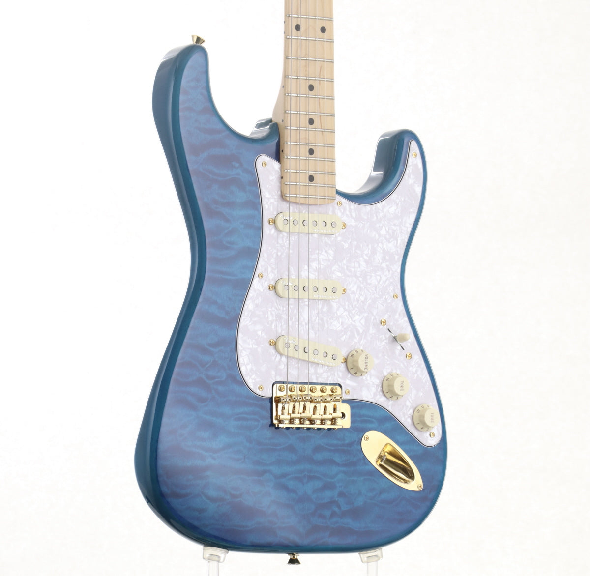 [SN JD21025161] USED Fender / FSR Made In Japan Traditional II 50s Stratocaster Carribian Blue Trans (Made in Japan) [08]