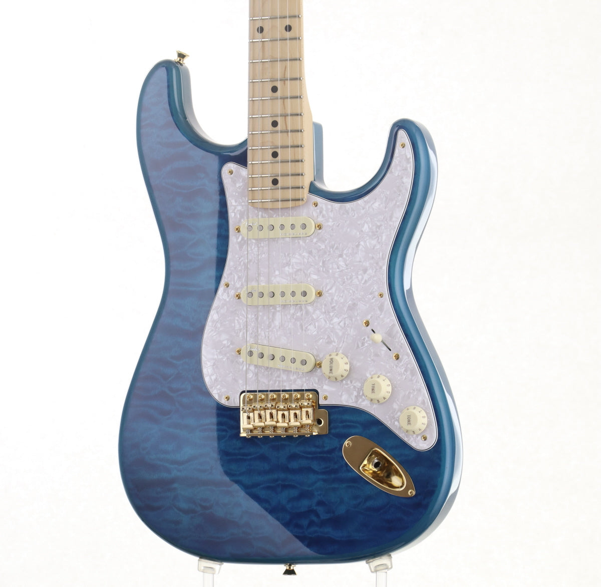 [SN JD21025161] USED Fender / FSR Made In Japan Traditional II 50s Stratocaster Carribian Blue Trans (Made in Japan) [08]