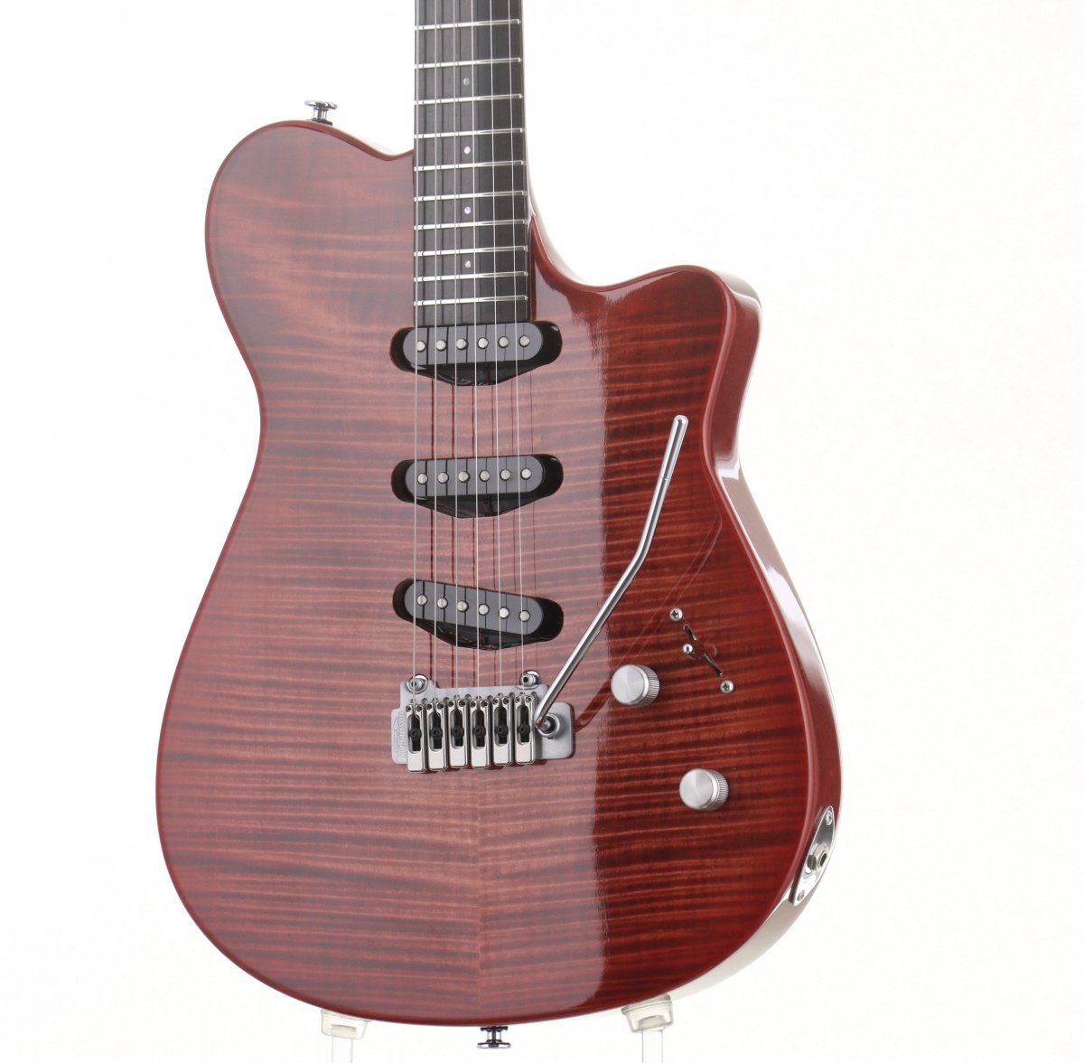 [SN 0017] USED YOKOYAMA Guitars / LEAF Red Sunburst [06]