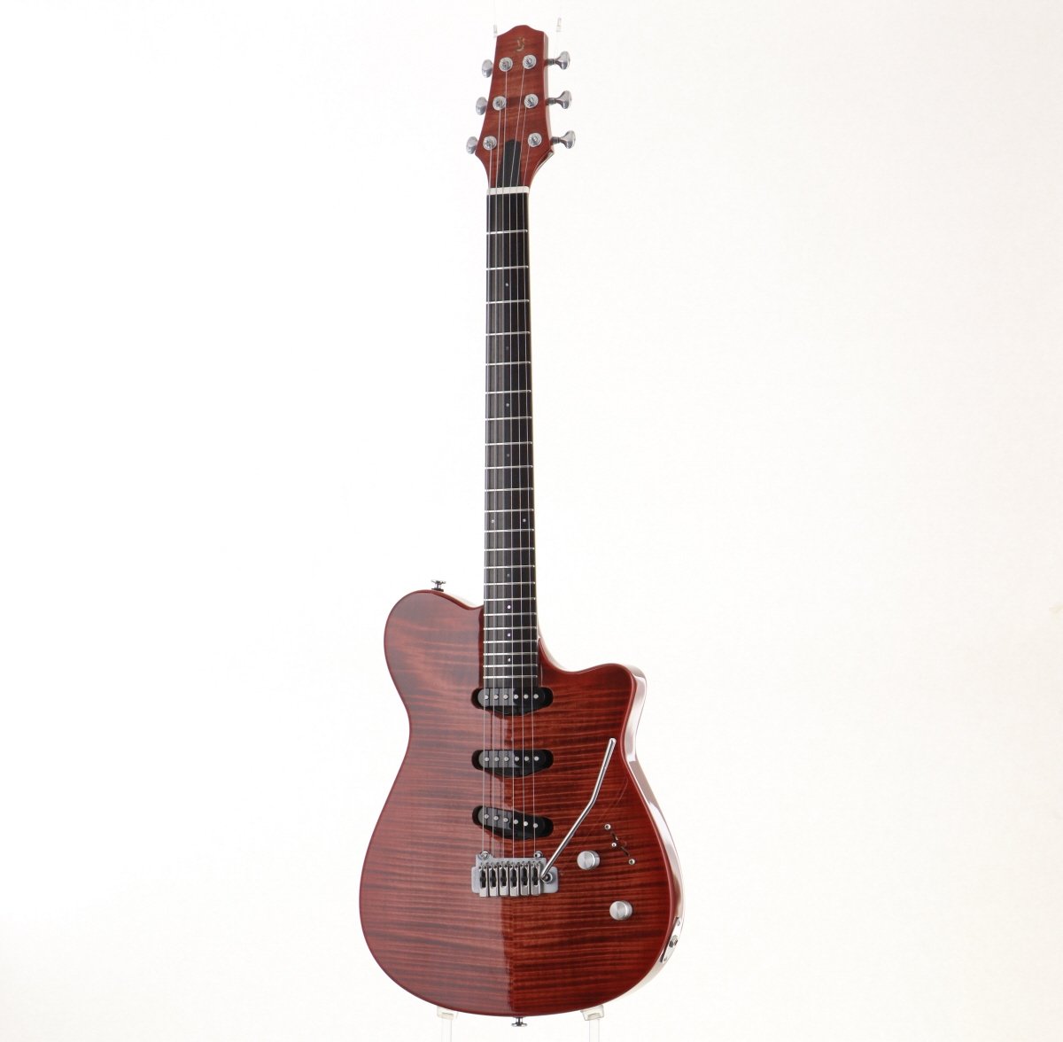 [SN 0017] USED YOKOYAMA Guitars / LEAF Red Sunburst [06]