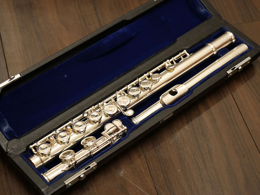 [SN 3143] USED MURAMATSU STANDARD all silver flute [10]