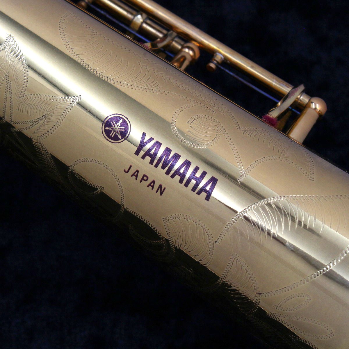 [SN 11969] USED YAMAHA Yamaha / Soprano YSS-62 Puerple LOGO SN.119** Soprano saxophone, all tampos replaced [03]