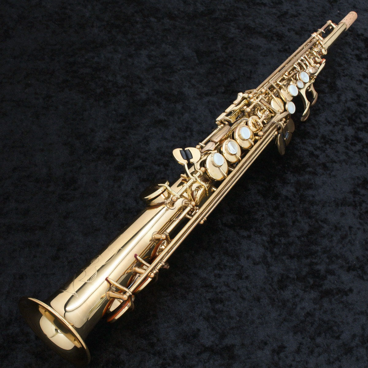 [SN 11969] USED YAMAHA Yamaha / Soprano YSS-62 Puerple LOGO SN.119** Soprano saxophone, all tampos replaced [03]