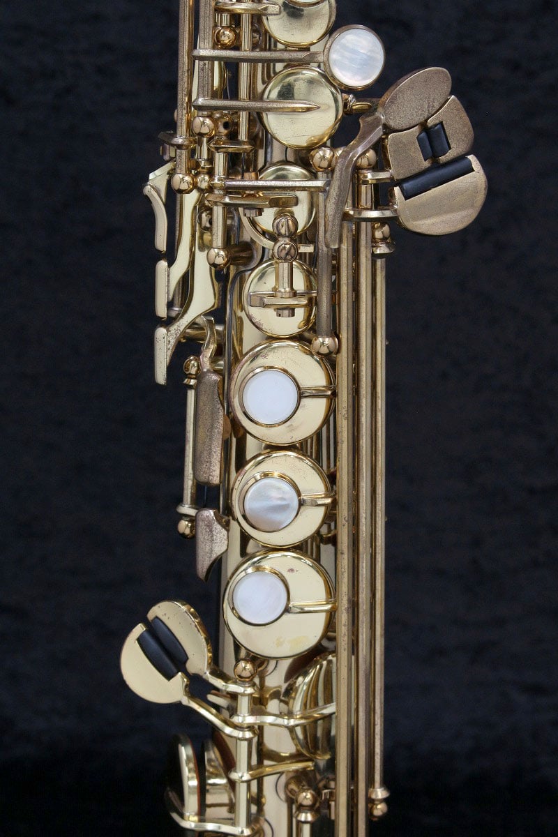 [SN 11969] USED YAMAHA Yamaha / Soprano YSS-62 Puerple LOGO SN.119** Soprano saxophone, all tampos replaced [03]