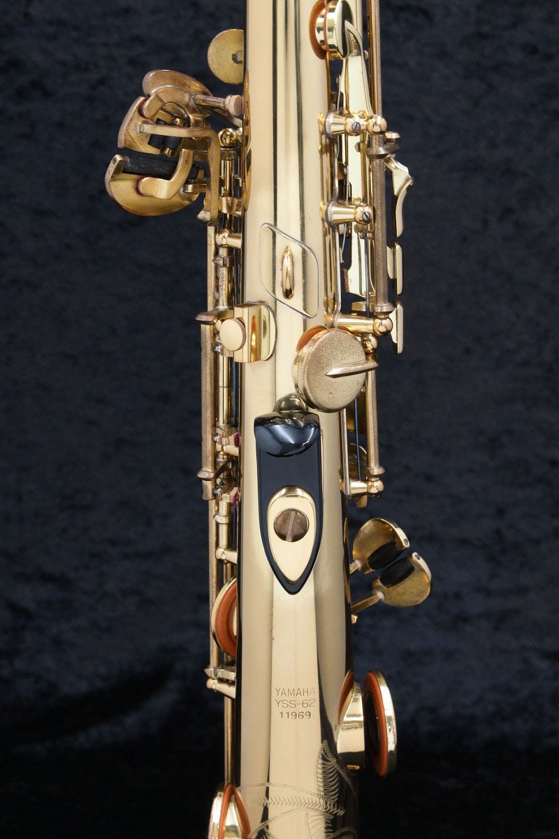 [SN 11969] USED YAMAHA Yamaha / Soprano YSS-62 Puerple LOGO SN.119** Soprano saxophone, all tampos replaced [03]