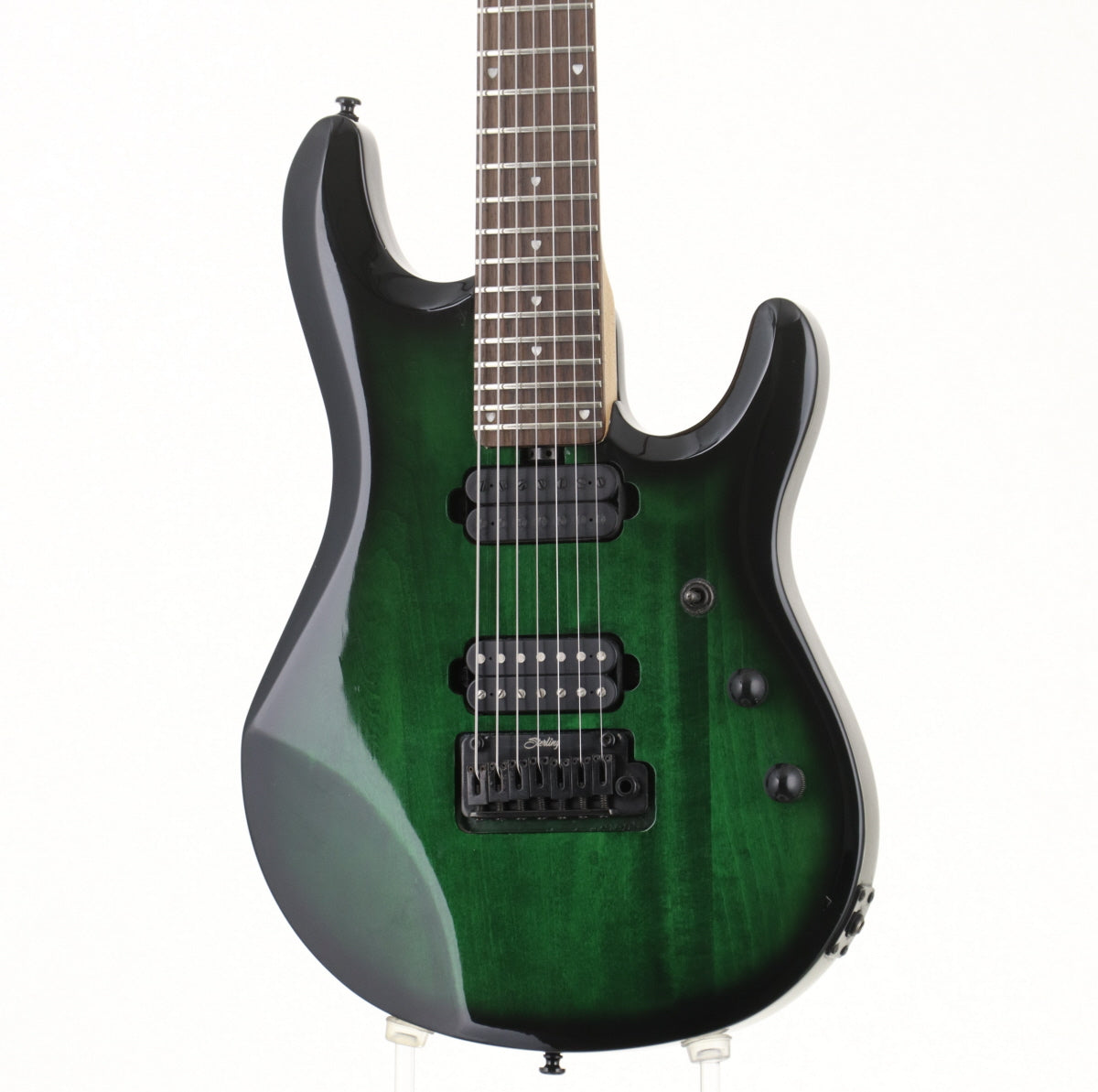 [SN SB13513] USED Sterling / JP70 Modified Trans Green Burst John Petrucci Model 7-String [09]