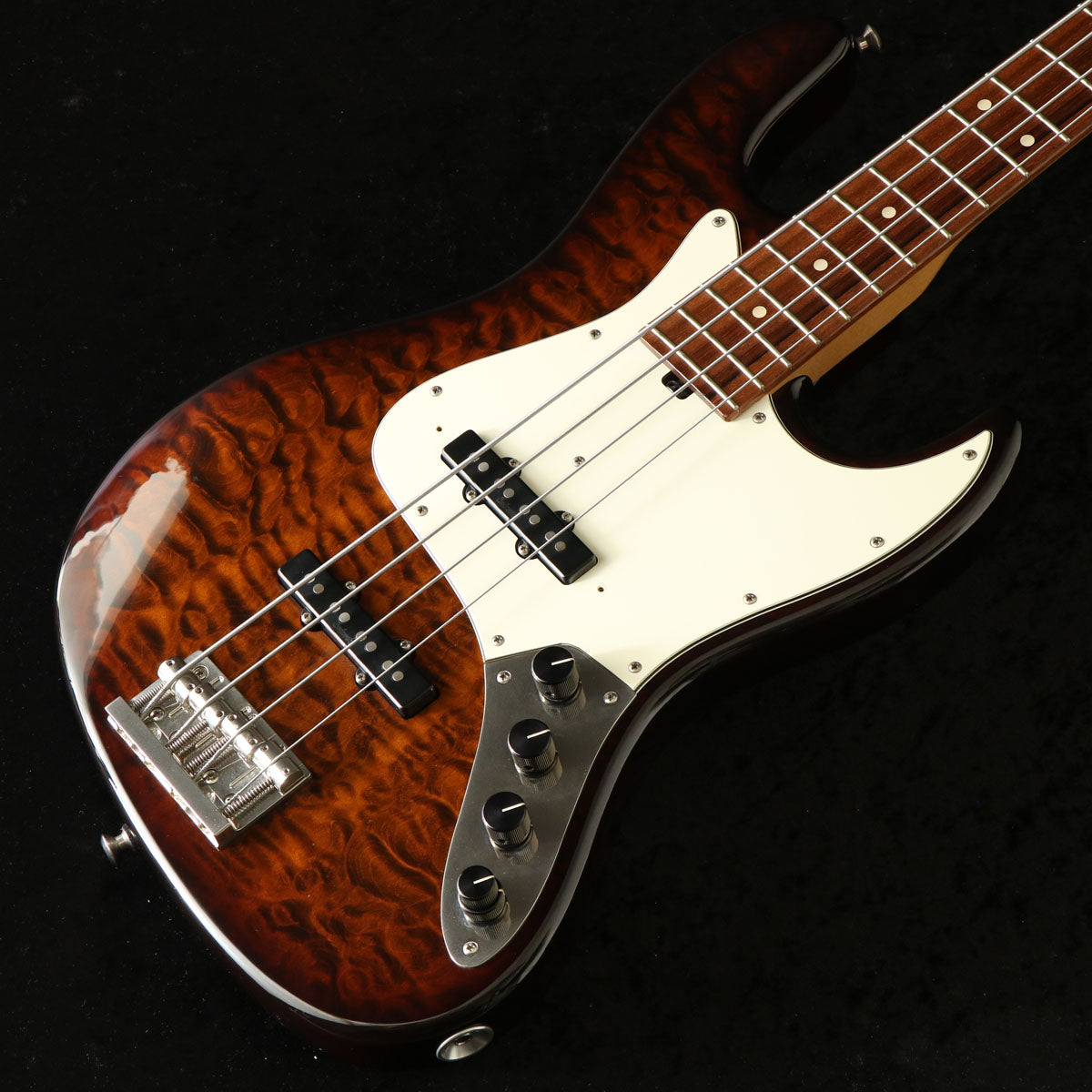 [SN 5750] USED Sadowsky / Vintage 4st J Bass Tiger Eye [03]