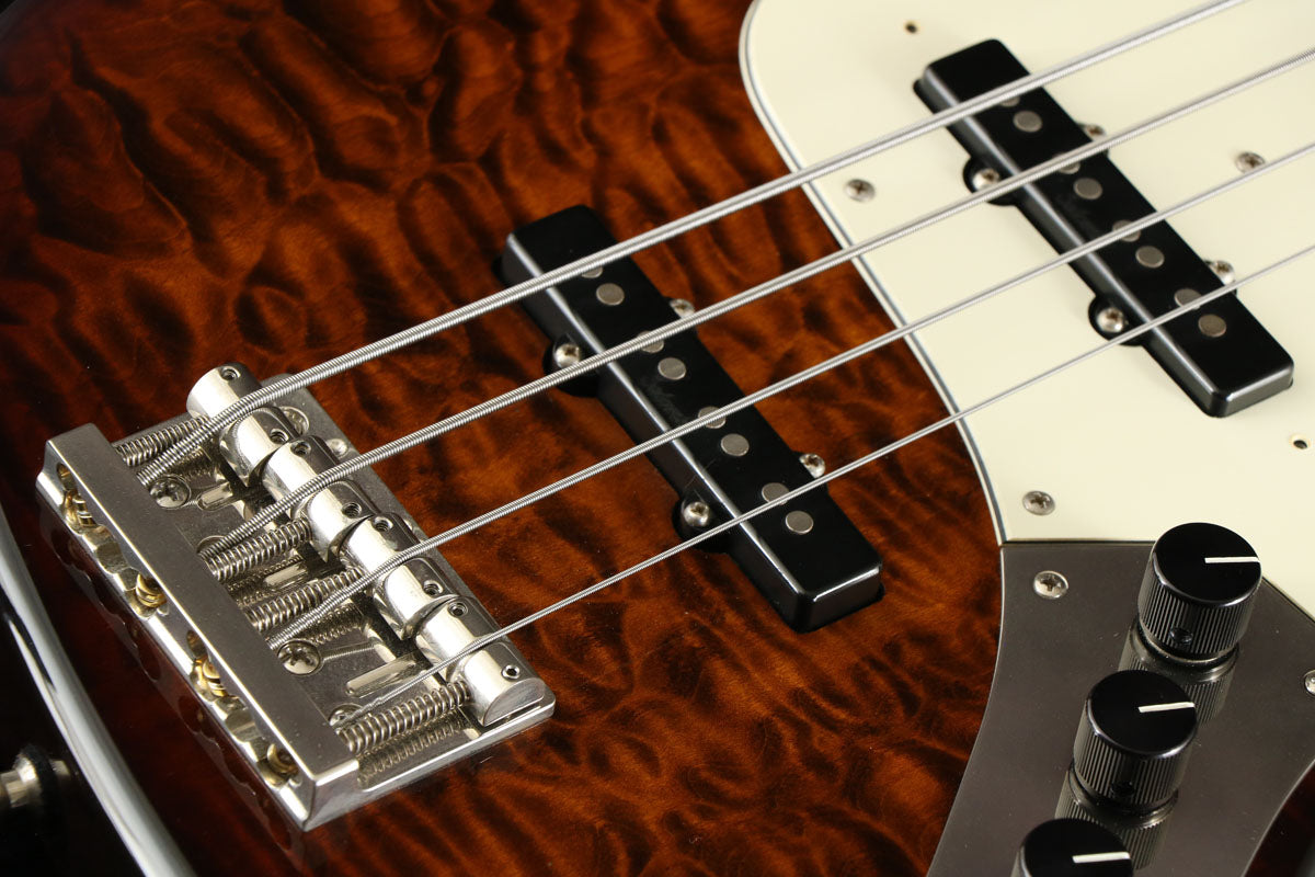 [SN 5750] USED Sadowsky / Vintage 4st J Bass Tiger Eye [03]