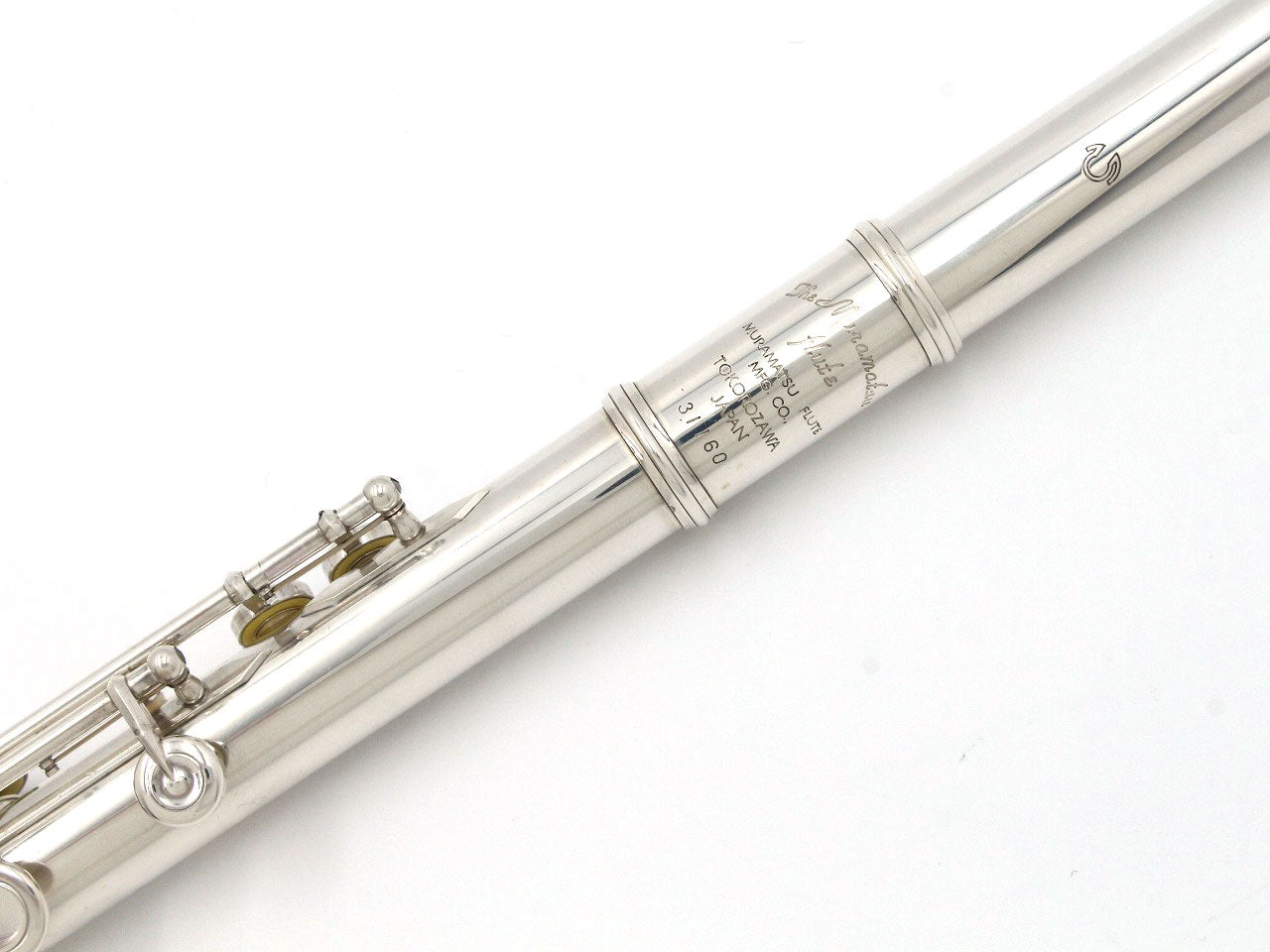 [SN 31160] USED MURAMATSU / All silver flute AD CC [09]