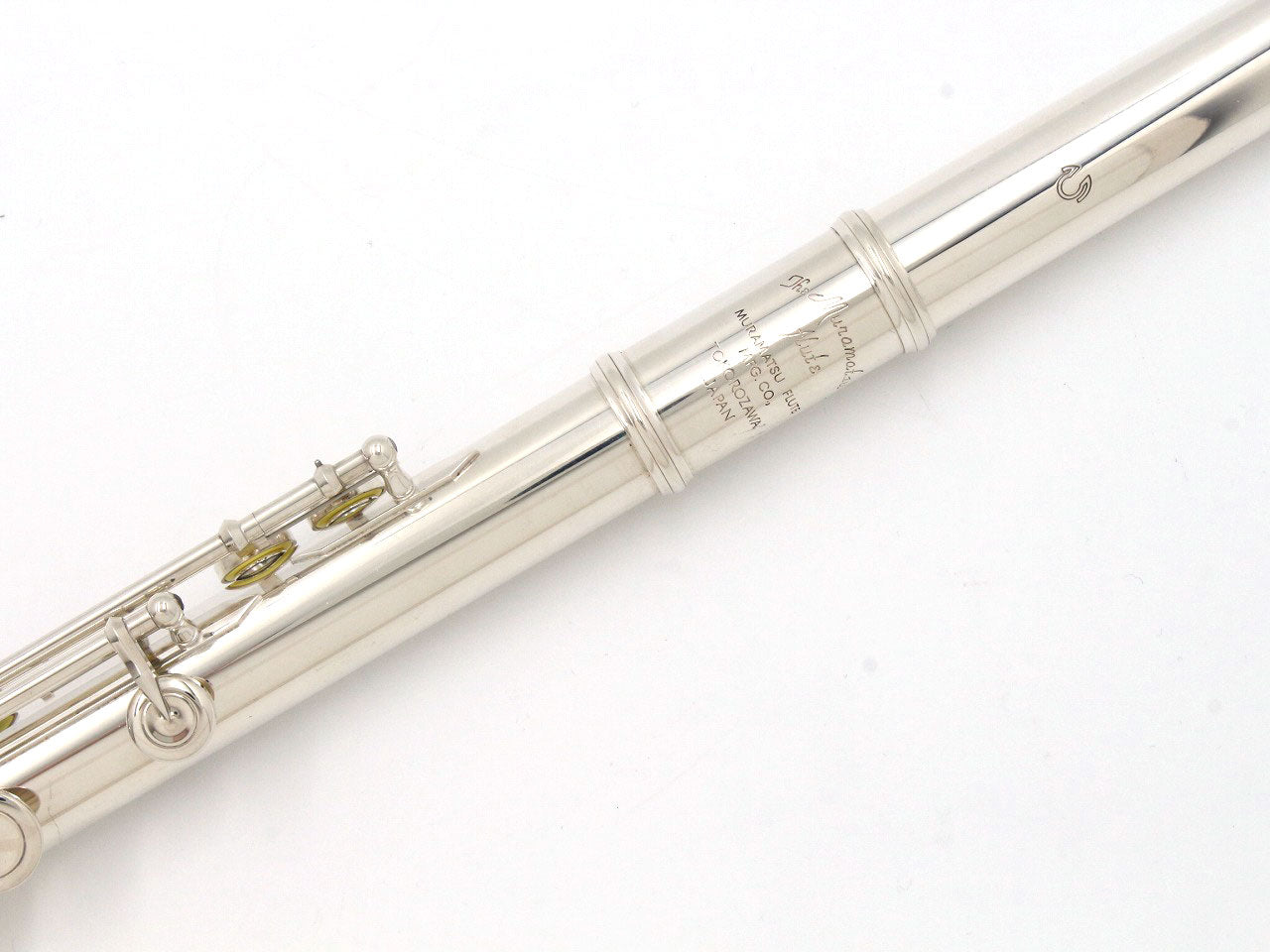 [SN 57210] USED MURAMATSU / Flute EX III CCE Head Tube Silver [09]