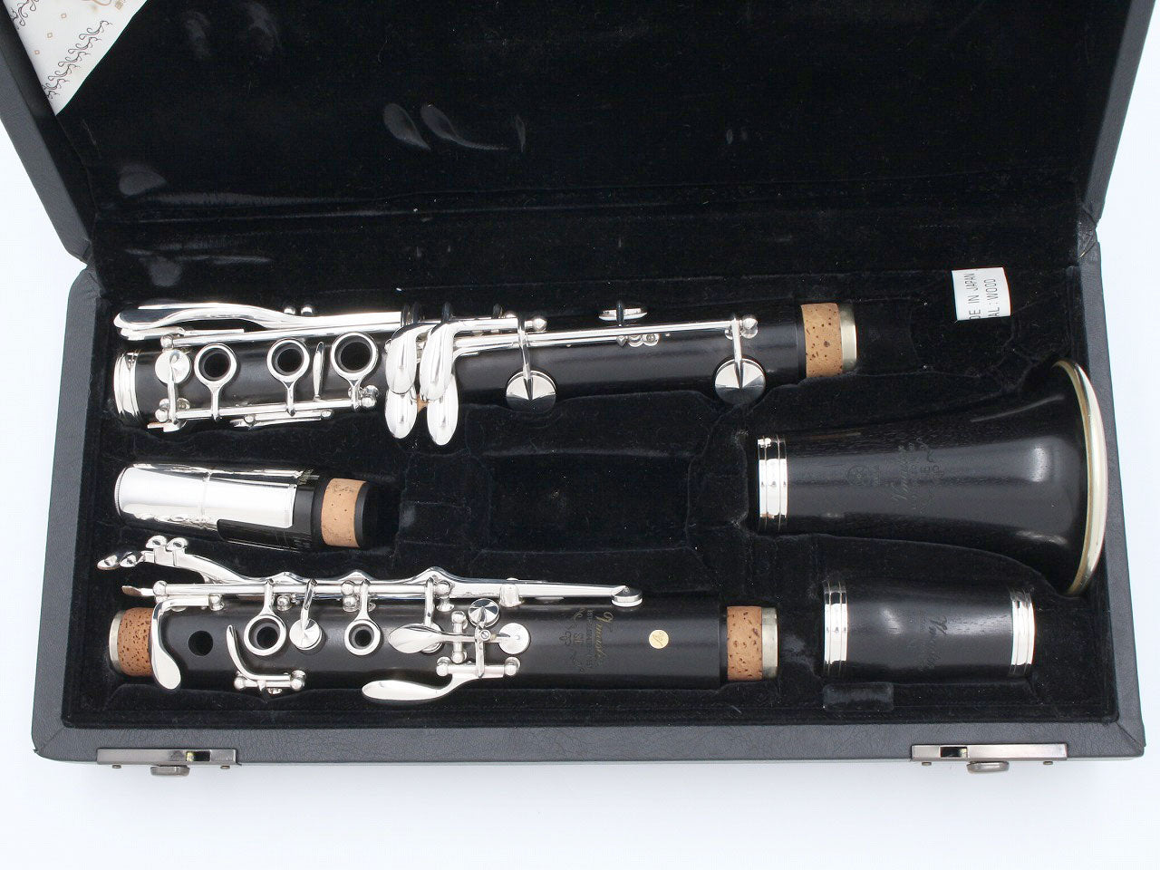 [SN 3489] USED YAMAHA / Clarinet YCL-853IIV SE-V All tampos replaced [09]