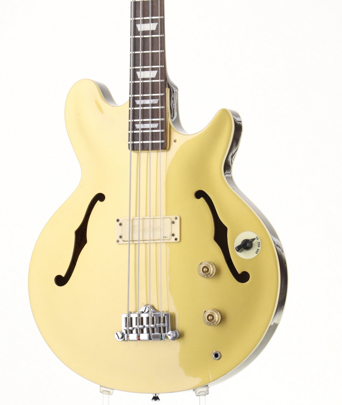 [SN R99D 0202] USED Epiphone / Jack Casady Bass Metallic Gold [06]