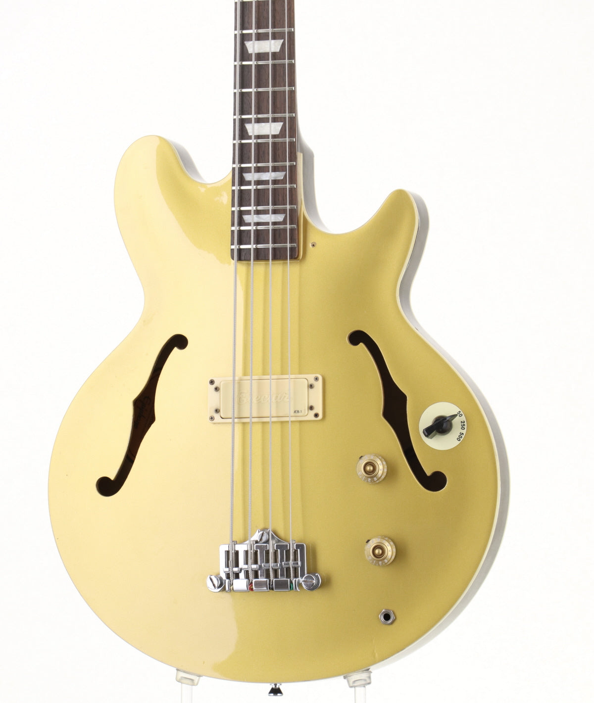 [SN R99D 0202] USED Epiphone / Jack Casady Bass Metallic Gold [06]