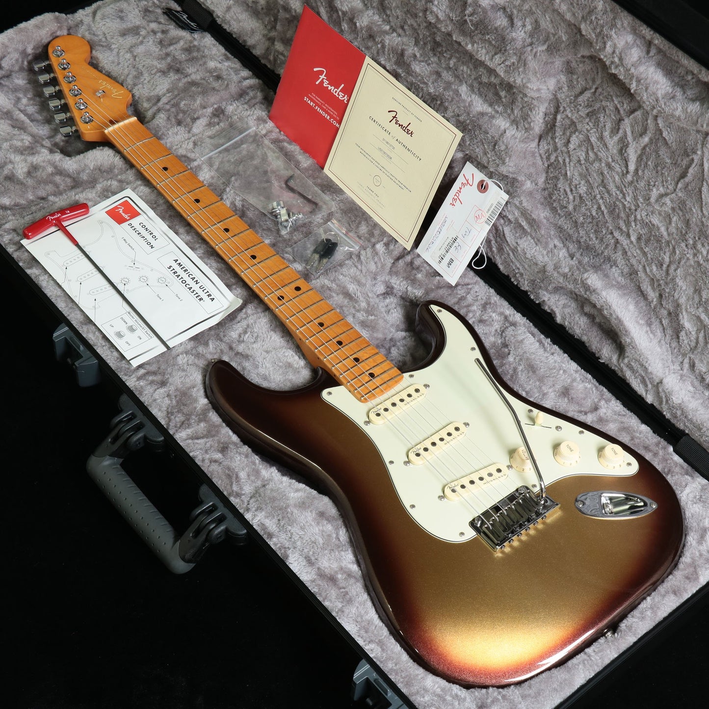 [SN US210072036] USED Fender USA / American Ultra Stratocaster Maple Mocha Burst [made in 2021 / 3.72kg]. [08]