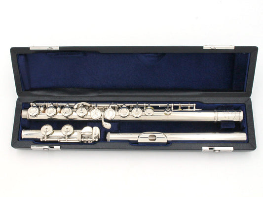 [SN 57406] USED MURAMATSU / Flute EX III, silver headstock, all tampos replaced [09]