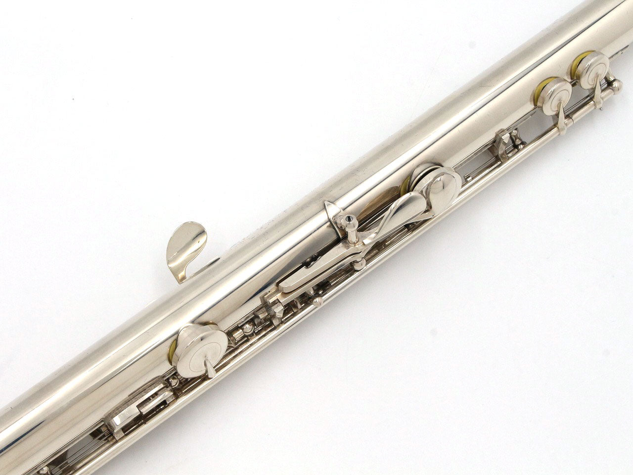 [SN 57406] USED MURAMATSU / Flute EX III, silver headstock, all tampos replaced [09]