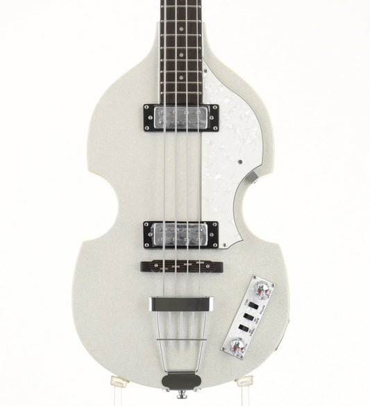 [SN H11002571] USED Hofner / HI-BB Ignition Bass SLV Silver Metallic [2.45kg] Hefner Violin Bass [08]