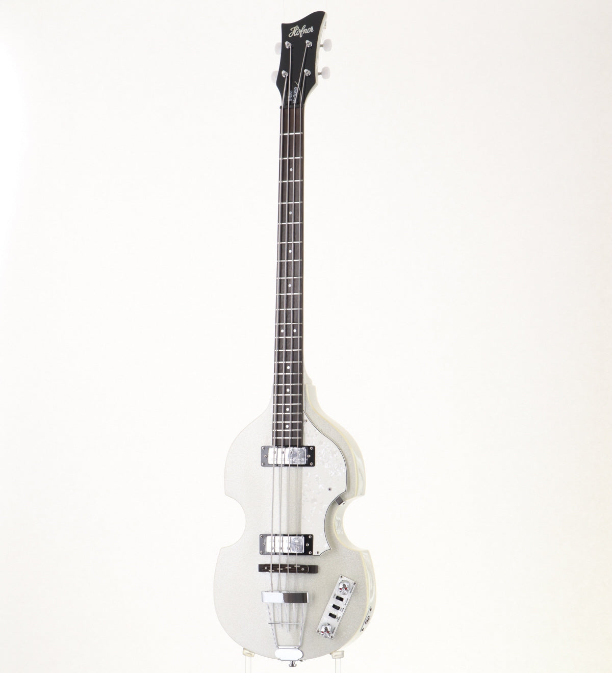 [SN H11002571] USED Hofner / HI-BB Ignition Bass SLV Silver Metallic [2.45kg] Hefner Violin Bass [08]