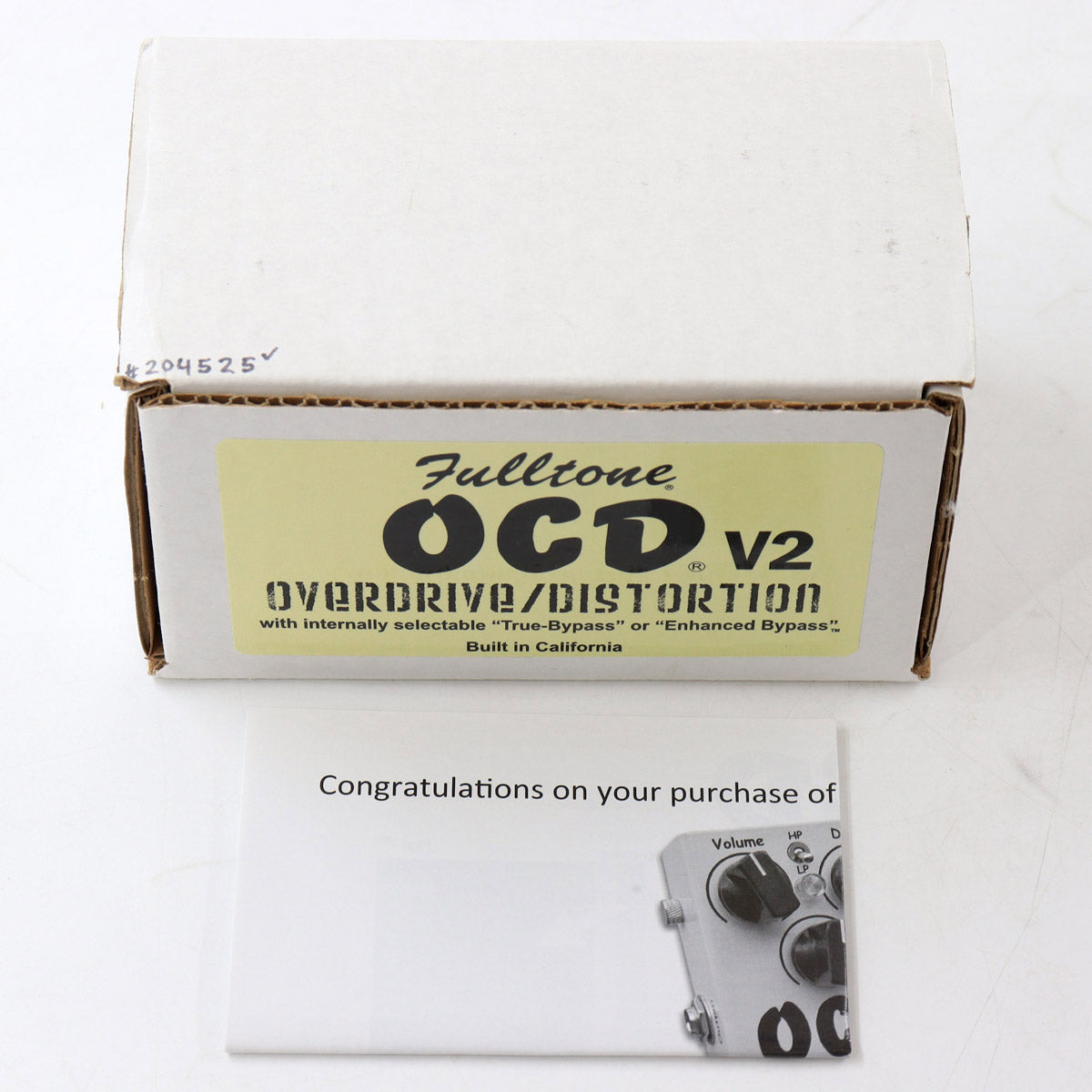 [SN 204525] USED FULLTONE / OCD V2 Overdrive for Guitar [08]