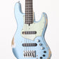 [SN J-2608] USED Xotic / XJ-1T 5Strings Ice Blue Metallic Heavy Aged [06]