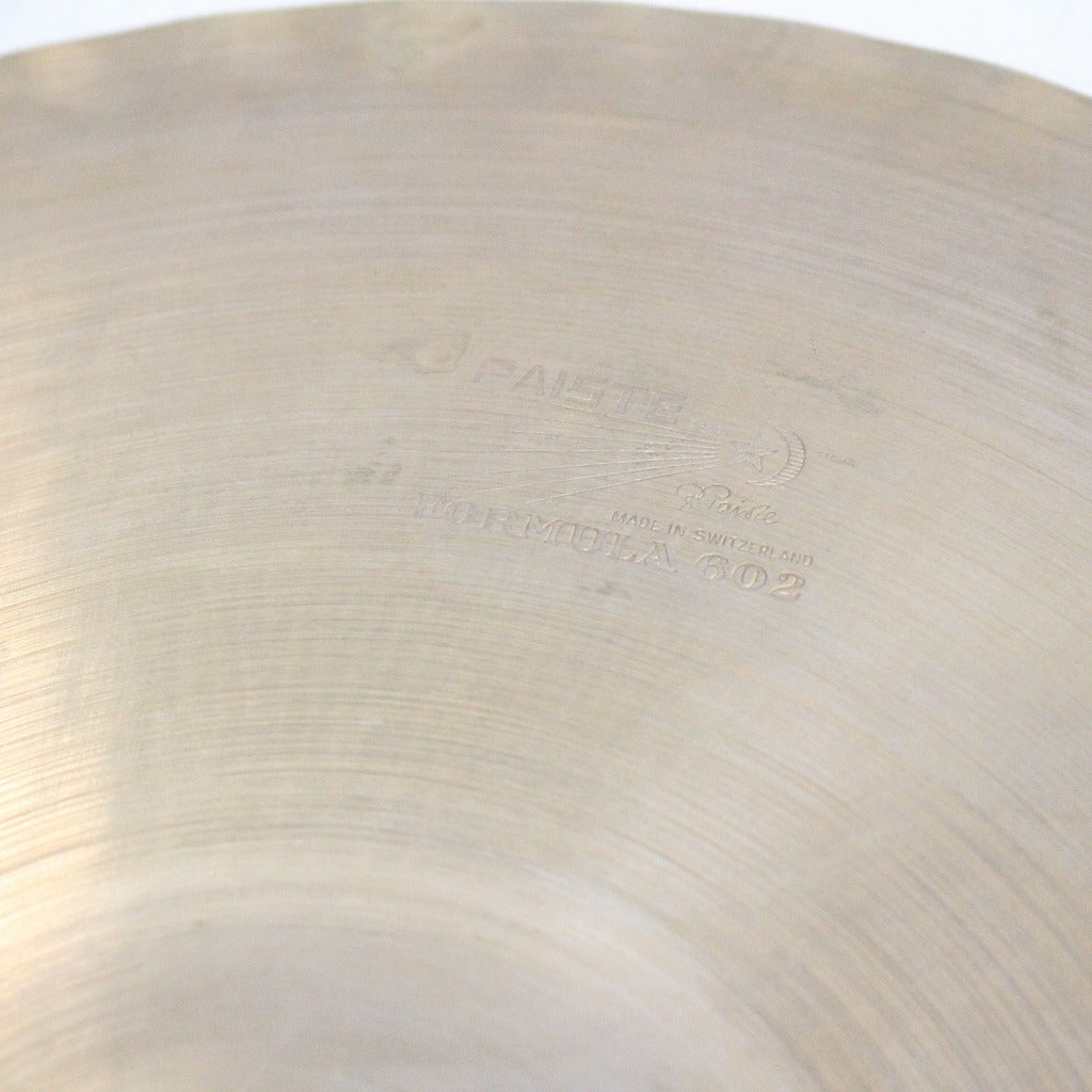 USED PAISTE / FORMULA602 60s-70s Pre-Serial SoundEdge Hihats 14" 834/924 Paiste Hi-Hat Cymbals [08]