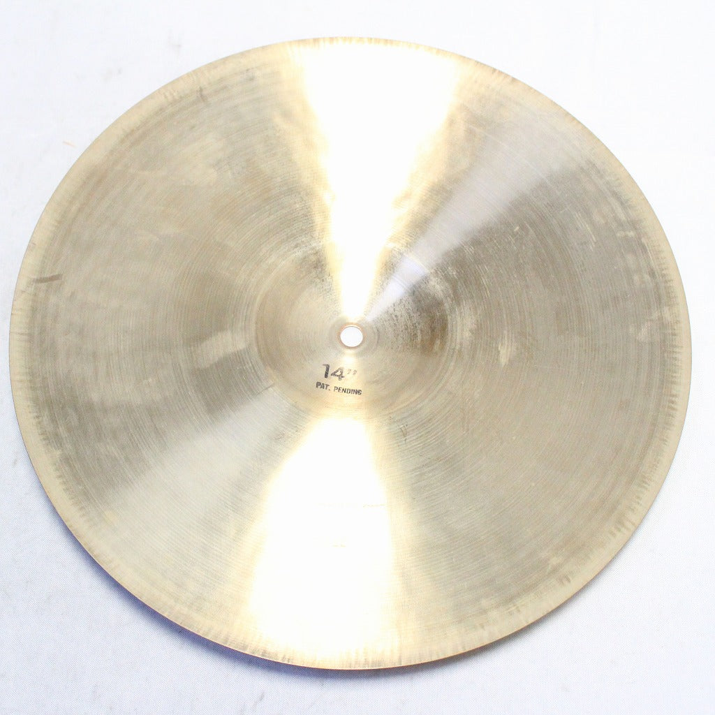 USED PAISTE / FORMULA602 60s-70s Pre-Serial SoundEdge Hihats 14" 834/924 Paiste Hi-Hat Cymbals [08]