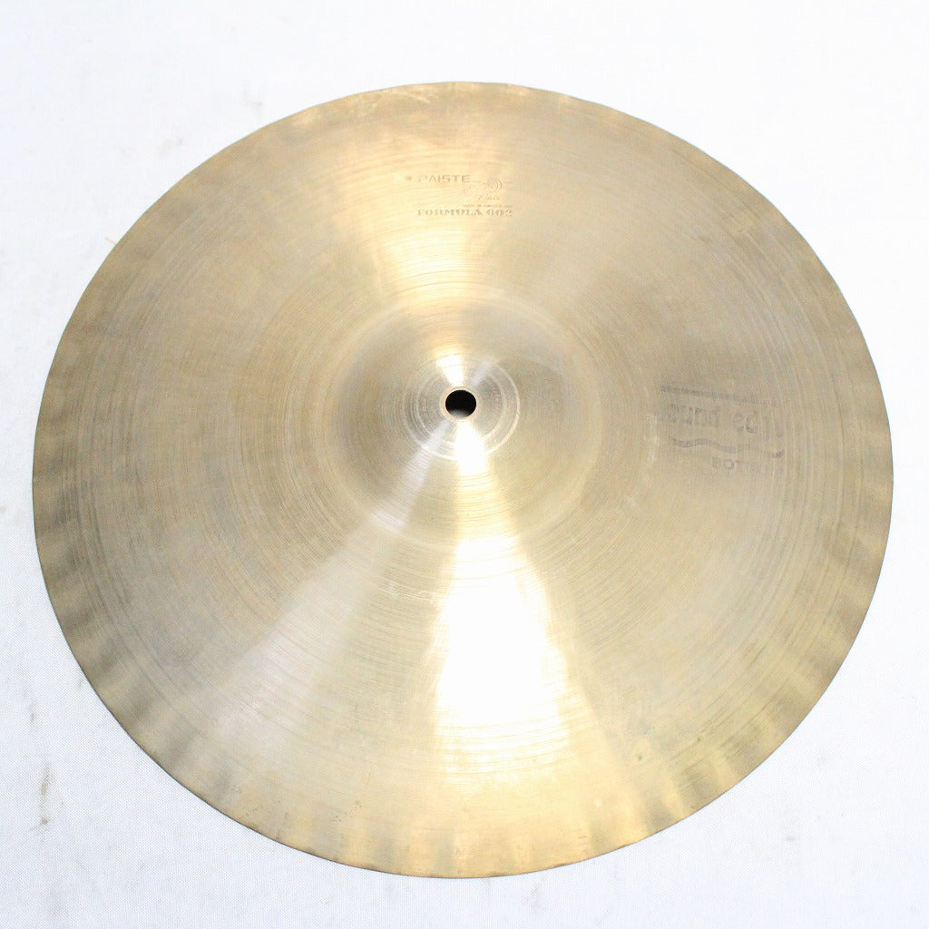 USED PAISTE / FORMULA602 60s-70s Pre-Serial SoundEdge Hihats 14" 834/924 Paiste Hi-Hat Cymbals [08]