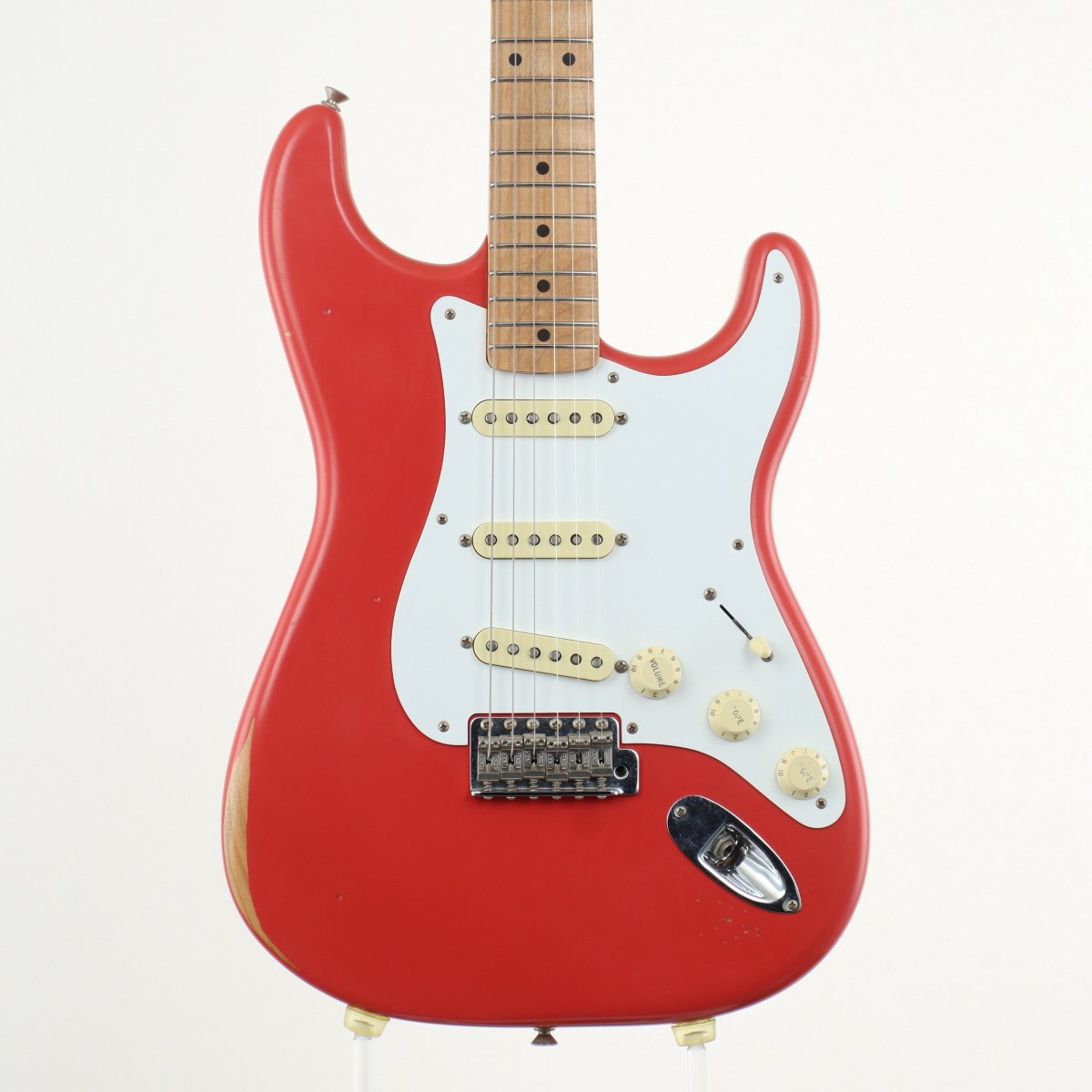 [SN MX21052471] USED Fender Mexico / Vintera Road Worn 50s Stratocaster Fiesta Red [11]