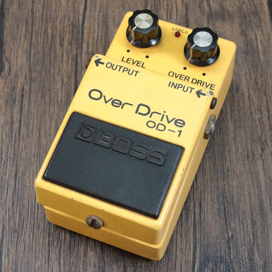 [SN 8400] USED BOSS / OD-1 OverDrive NEC-µPC4741C 52-281B Made IN Japan Overdrive Boss Effects Pedal [10]